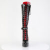 INDULGE-2028 Black-Red Patent