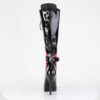 INDULGE-2028 Black-Red Patent