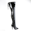 SEDUCE-4000SLT Black Stretch Patent