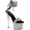 SKY-327RSI Silver Multi Rhinestones-Black/Silver Rhinestones