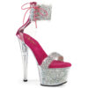 SKY-327RSI Silver Multi Rhinestones-Hot Pink/Silver-Rhinestones