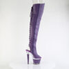 SPECTATOR-3030 Purple Faux Leather/Clear-Purple Matt