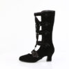 WHIMSY-118 Black Vegan Suede