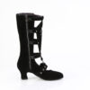 WHIMSY-118 Black Vegan Suede