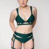 Ava High Waist Bottom Green