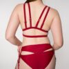 Ava High Waist Bottom Red