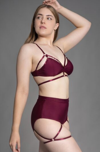 Amber High Waist Bottom Mulberry