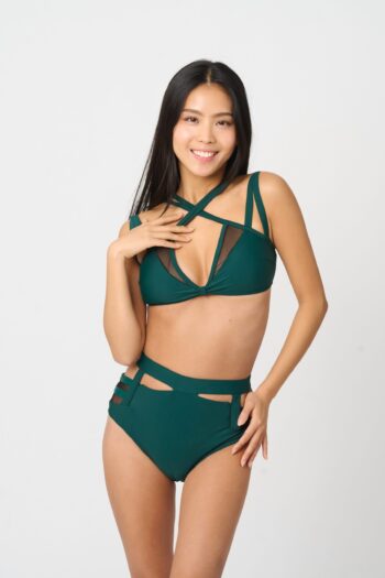 Charlotte High Waist Bottom Green