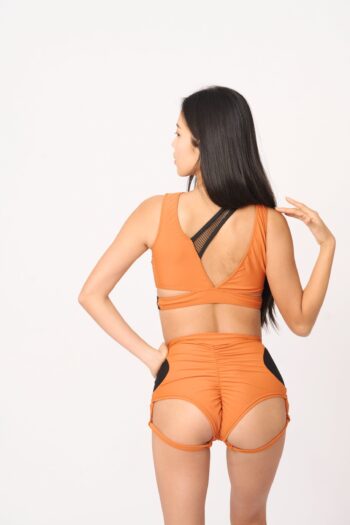 Sasha High Waist Bottom Orange