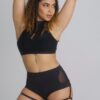 Sasha High Waist Bottom Black